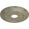 Ekena Millwork Adonis Ceiling Medallion (Canopies up to 10 1/4"), 16 1/8"OD x 3 5/8"ID x 1"P, Castle Stone Crackle CM16ADCSC - alternate 4